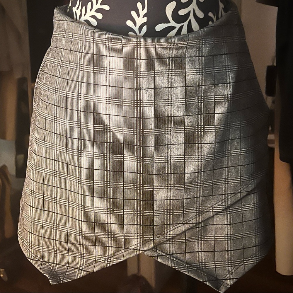 Plaid Skort